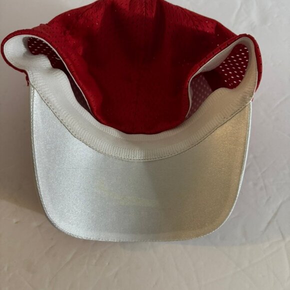 VTG Audi Lightweight Sports Cap -Red with White Logo, Trim, & Accents - Picture 7 of 8